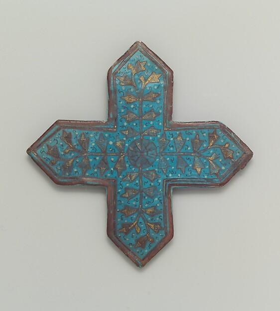 Cross-Shaped Tile by an unrecorded maker, The Metropolitan Museum of Art