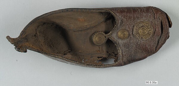 Leather Shoe with Gilded Medallions by an unrecorded maker, The Metropolitan Museum of Art