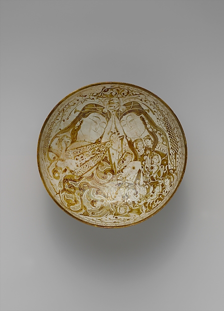 Bowl With Musicians in a Garden