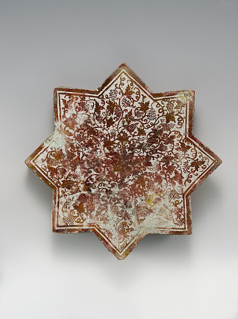 Star-Shaped Tile by an unrecorded maker, The Metropolitan Museum of Art