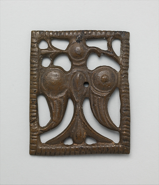 Appliqué Plaque with a Standing Eagle by an unrecorded maker, The Metropolitan Museum of Art
