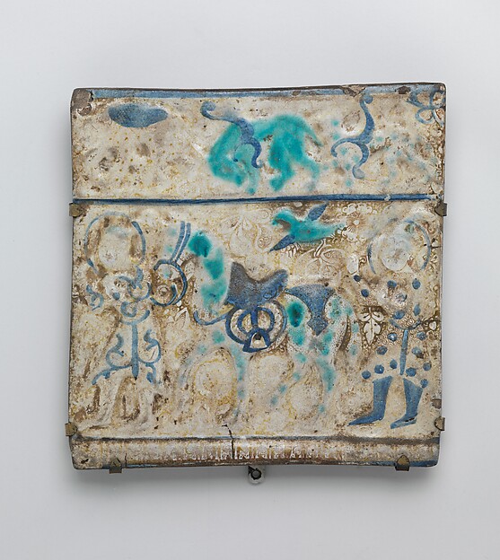 Square Tile by an unrecorded maker, The Metropolitan Museum of Art
