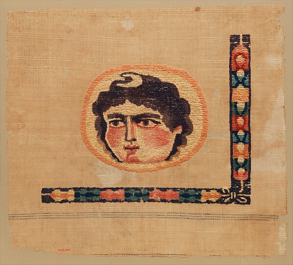 Coptic Textile Fragment with Image of a Goddess by an unrecorded maker, The Metropolitan Museum of Art
