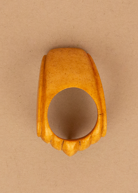 Archer's Thumb Ring by an unrecorded maker, The Metropolitan Museum of Art