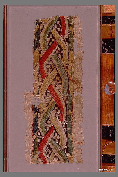 Fragment of a Hanging with an Interlace Band by an unrecorded maker, The Metropolitan Museum of Art