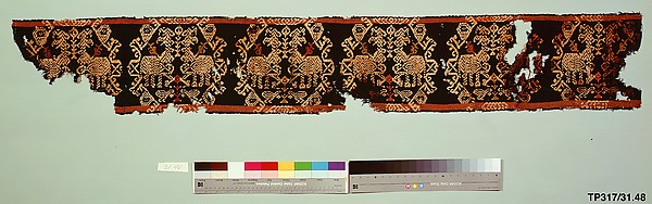 Tunic Band with Repeating Motif of Confronted Griffins by an unrecorded maker, The Metropolitan Museum of Art
