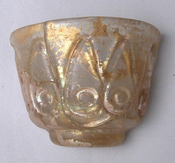 Fragmentary Cup with Molded Designs in the Beveled Style by an unrecorded maker, The Metropolitan Museum of Art