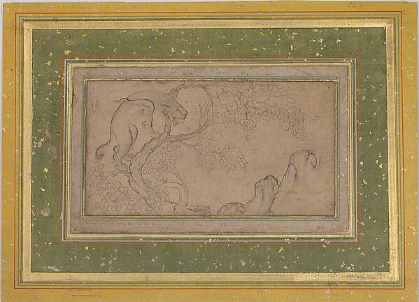 Lion (Chi'lin) in a Landscape
