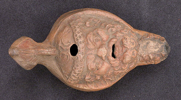 Lamp in the Form of a Mask by an unrecorded maker, The Metropolitan Museum of Art