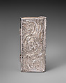 Book cover, Johann Jakob Bruglocher II (German, active 1710–52), Silver, remains of gilding, German, Augsburg