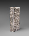 Book cover, Johann Jakob Bruglocher II (German, active 1710–52), Silver, remains of gilding, German, Augsburg