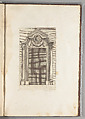 Studio d'architettura civile, Filippo Vasconi (Italian, Rome 1687–1730 Rome)