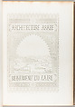 Architecture arabe : ou, Monuments du Kaire, mesurés et dessinés, de 1818 à 1826, Pascal Coste (French, 1787–1879)