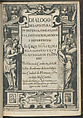 Dialogos de la pintvra : sv defensa, origen, essecia, definicion, modos y diferencias, Vicente Carducho (Italian, 1570/78–1638)