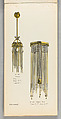 "Le lustre lumière" : [nouvel appareil electrique] breveté en France et à l'Étranger, Langlois et cie, Book with hinged plates, lithograph