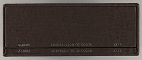 Interaction of color, Josef Albers (American (born Germany), Bottrop 1888–1976 New Haven, Connecticut)