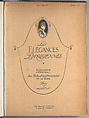 Les élégances Parisiennes : publication officielle des Industries francaises de la mode, Hachette