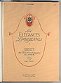 Les élégances Parisiennes : publication officielle des Industries francaises de la mode, Hachette