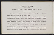 Album des verres coulés, Manufactures des glaces &amp; produits chimiques de Saint-Gobain, Chauny &amp; Cirey, Full paper cover pamphlet binding, monochrom printing
