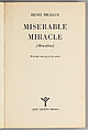 Miserable miracle (mescaline), Henri Michaux (French (born Belgium), Namur 1899–1984 Paris)