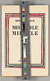 Miserable miracle (mescaline), Henri Michaux (French (born Belgium), Namur 1899–1984 Paris)
