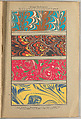 Das Marmorieren des Buchbinders auf Schleimgrund und im Öl- und Kleisterverfahren : nebst Anleitung zum Linoleumschnitt, Schablonierverfahren und Modeldruck für Fachleute und Liebhaber, Paul Adam (German, 1849–1931)