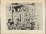 Dora, Auschwitz, Buchenwald, Bergen-Belsen, croquis clandestins, Léon Delarbre (French, 1889–1974)
