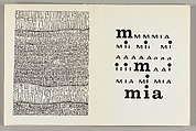 Editions lettrisme et hypergraphie, Roland Sabatier (French, Toulouse, 1942–2022 Paris)