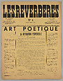 Les Réverbères, Aline Gagnaire (French, 1911–1997)