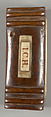 Memento in book form, with photograph of a child and initials I.C.H