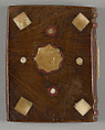 Memento in book form, with photograph of a child and initials I.C.H