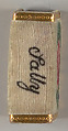 Theorem painted book-style pincushion. Sally