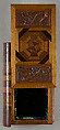 Box in book form, inlaid and carved specimen wood box with hidden locking device in spine, Vincenzo Chiappinelli
