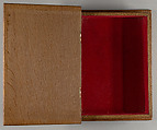 Box in book form, carved with roses