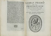 Trattato dell' arte della pittura, scultura et architetettura, Giovanni Paolo Lomazzo  Italian, Printed book, Milan: [s.n.], 1585