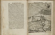 Pratiqve de la Guerre. Contenant l'usage de l'Artillerie, Bombes & Mortiers, Feux Artificiels & Petards, Sappes & Mines, Ponts & Pontons, Tranchees & Travaux, auec l'ordre des Assauts aux Breches. Ensemble vn traite des Feux de Ioye/par le sievr de Malthvs…, Francis Malthus, Illustrated book