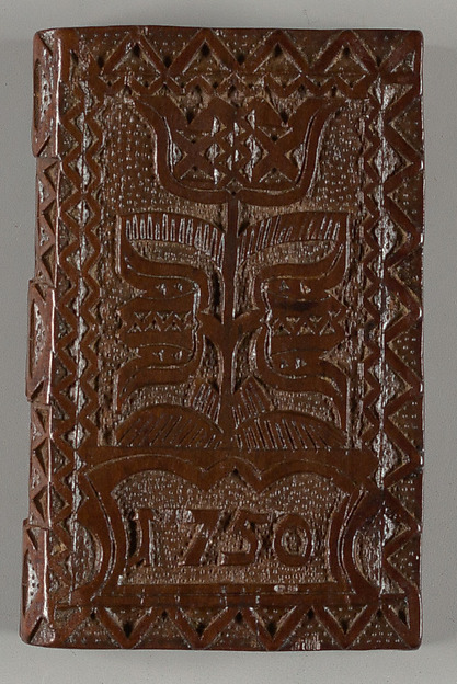 Box with tulip motif in book form by an unrecorded maker, The Metropolitan Museum of Art