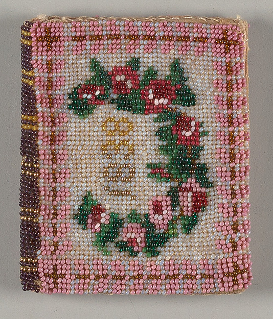 Needle case in book form, with the initials M.H. by an unrecorded maker, The Metropolitan Museum of Art