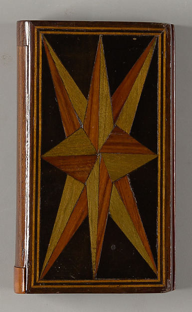 Marquetry box in book form by an unrecorded maker, The Metropolitan Museum of Art