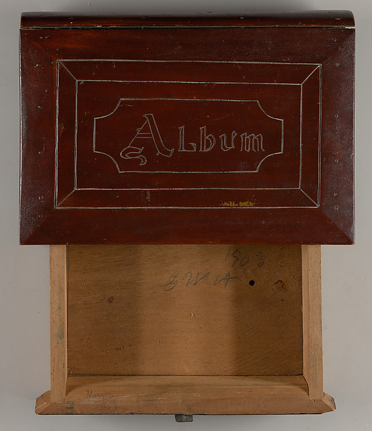 Box in book form with drawer, Album by an unrecorded maker, The Metropolitan Museum of Art