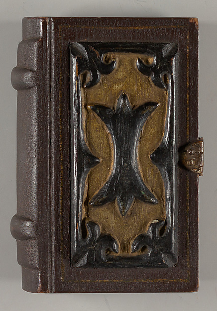 Relief-carved solid book by an unrecorded maker, The Metropolitan Museum of Art