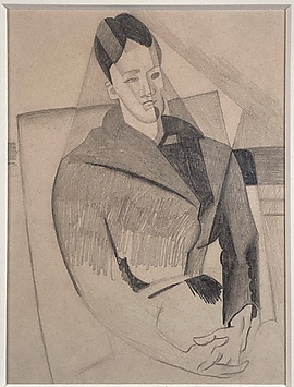 Portrait of Mme Cézanne after Cézanne (recto); Caricatures (verso), Juan Gris  Spanish, Graphite on paper (recto); graphite on paper (verso)