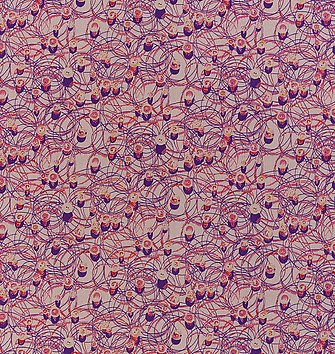 "Americana Prints: Buttons and Thread" Textile, Edward J. Steichen  American, born Luxembourg, Printed silk