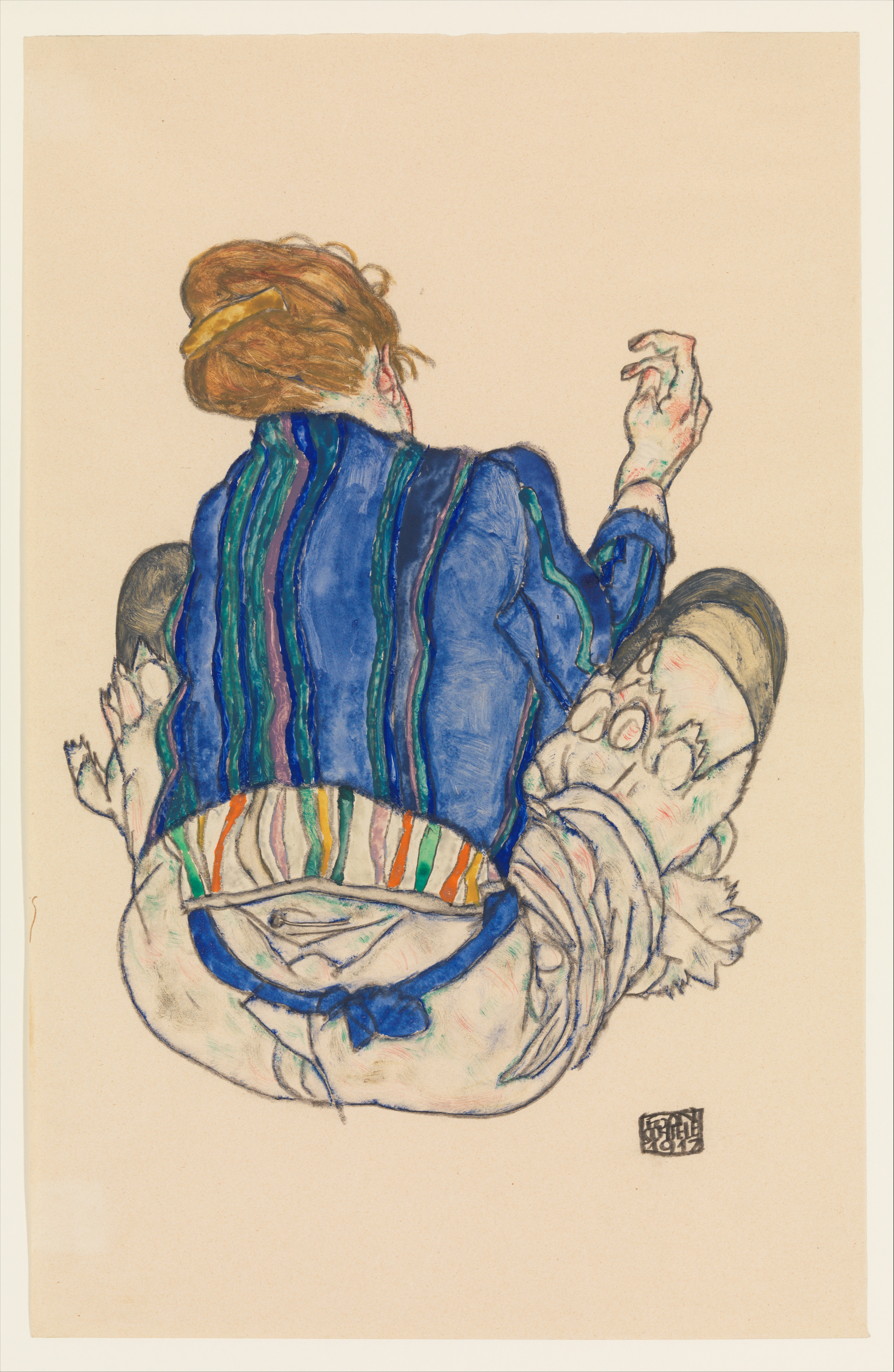 Egon Schiele Seated Woman Back View The Met