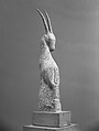 Figure of Dignity - Irish Mountain Goat, John Bernard Flannagan (American, 1895–1942), Granite, and cast aluminum, on concrete plinth