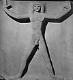 Relief: Obverse: Sun God (1910); Reverse: Primeval Gods (1933), Sir Jacob Epstein  British, born United States, Hopton-Wood stone