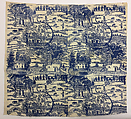 Paysage, Unknown Designer, Block-printed cotton