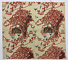 Grand Arbre, Unknown Designer, Block-printed cotton
