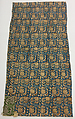 Oeillet (Carnation), Unknown Designer, Block-printed cotton