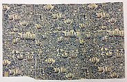 Mer de Chine, Unknown Designer, Block-printed cotton